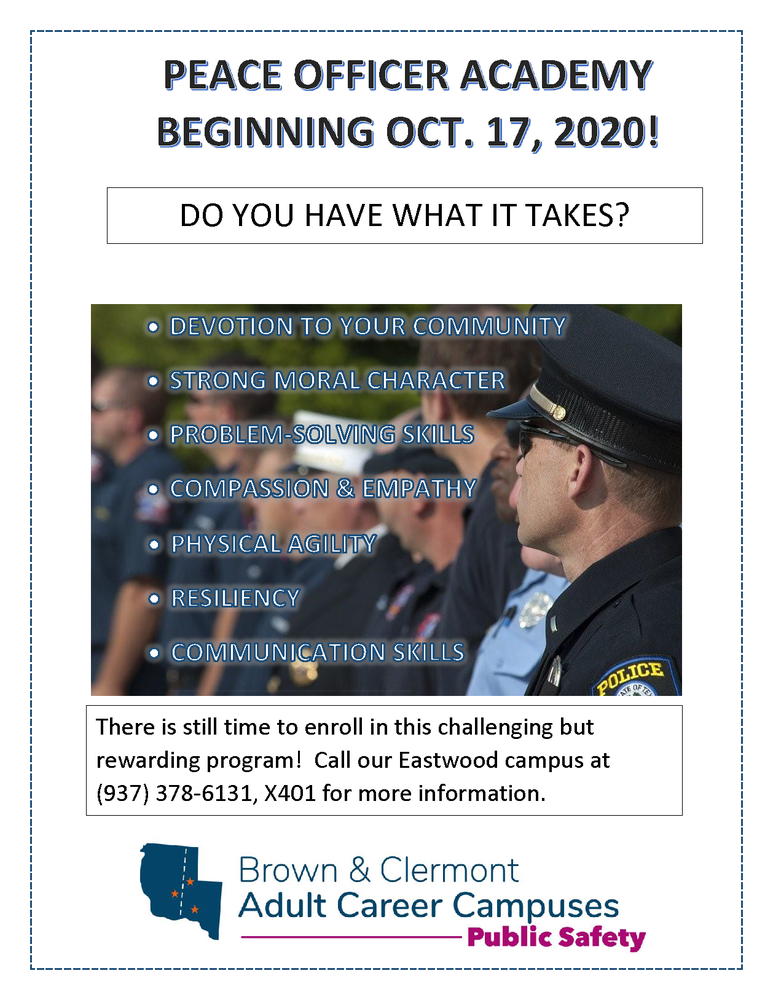 Police Officers Standing at Attention